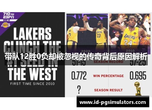 带队12胜0负却被忽视的传奇背后原因解析